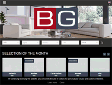 Tablet Screenshot of bgtransactions.com